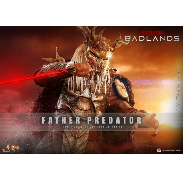 Predator: Badlands Movie Masterpiece 1/6 Father Predator Njohrr Action Figure 36cm