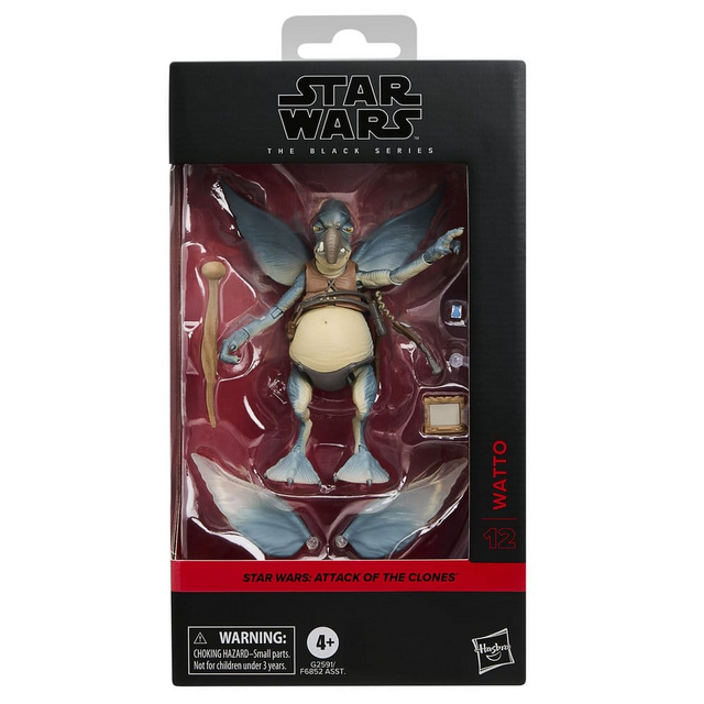 Star Wars Attack of the Clones Black Watto Action Figure 15cm
