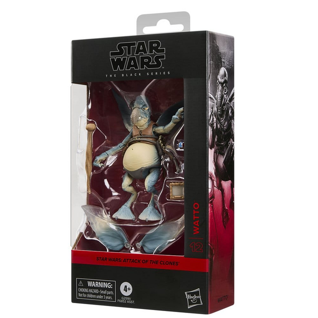 Star Wars Attack of the Clones Black Watto Action Figure 15cm