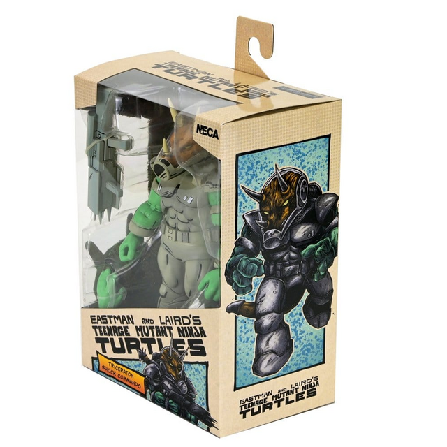 NECA Teenage Mutant Ninja Turtles Triceraton Shock Commando (Mirage Comics) Action Figure 18cm