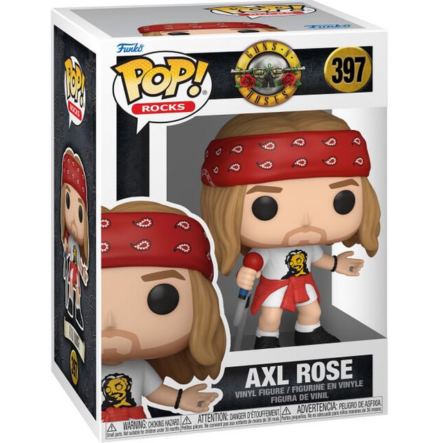 POP! Rocks Guns N' Roses Axl Rose (1980's) #397 Vinyl Figure 10cm