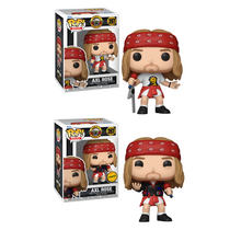 POP! Rocks Guns N' Roses Axl Rose (1980's) #397 Vinyl Figure + Chase 10cm