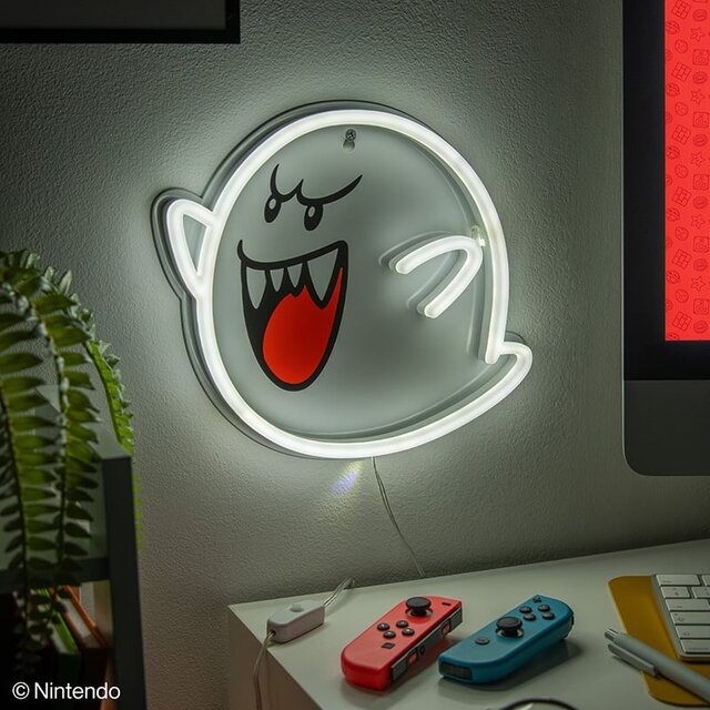 Super Mario Boo LED Neon Light 24cm