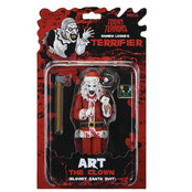 Terrifier Toony Terrors Santa Suit Art the Clown (Bloody Version) 15cm