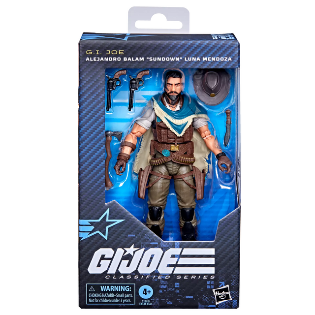 G.I. Joe Classified Series #200 Alejandro Balam "Sundown" Luna Mendoza Action Figure 15cm