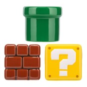 Super Mario Set of 3 mini Decorative Pots