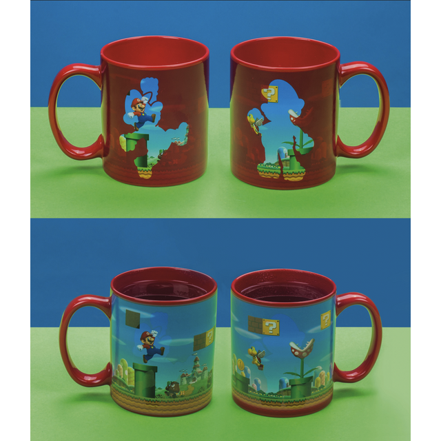Super Mario Heat Change Mug Vintage