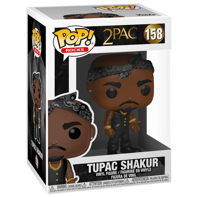 POP! Rocks 2Pac Tupac Shakur #158 Vinyl Figure 10cm