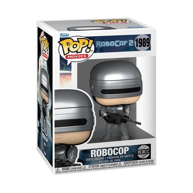 POP! Movies Robocop (Metallic) #1989 Vinyl Figure +Chase 10cm