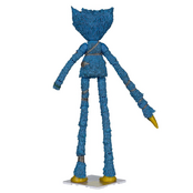 Poppy Playtime Huggy Wuggy Ruined Action Figure 19cm