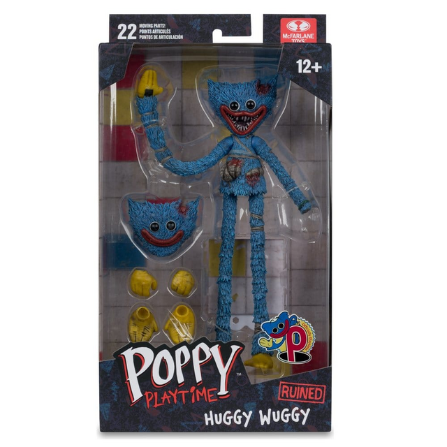 Poppy Playtime Huggy Wuggy Ruined Action Figure 19cm