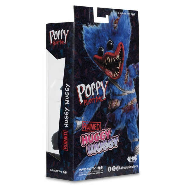 Poppy Playtime Huggy Wuggy Ruined Action Figure 19cm