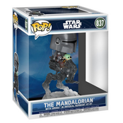 POP! Star Wars The Mandalorian with Grogu in Imperial Remnant AT-RT #8Vinyl Figure Deluxe