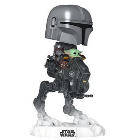 POP! Star Wars The Mandalorian with Grogu in Imperial Remnant AT-RT