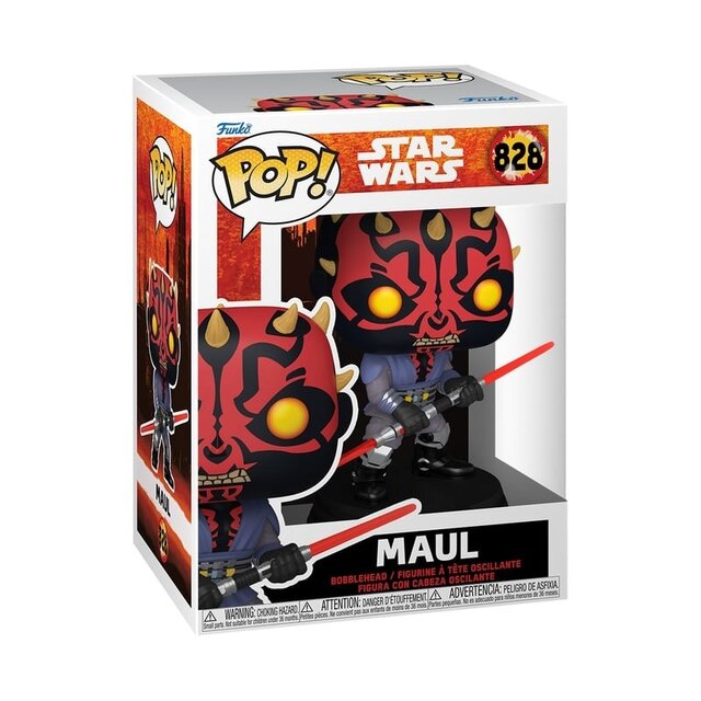 POP! Star Wars Maul Shadow Lord #828 Bobblehead 9cm