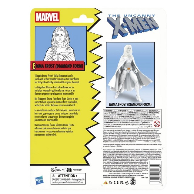 The Uncanny X-Men Marvel Legends Series Emma Frost (Diamond Form) Action Figure 15cm