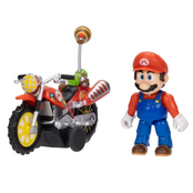 The Super Mario Galaxy Movie Mario Action Figure with Pull Back Motorcycle