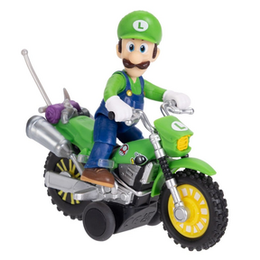 Luigi with Pull Back Motorcycle