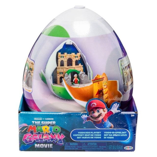 The Super Mario Galaxy Movie Yoshi Egg Playset 23cm
