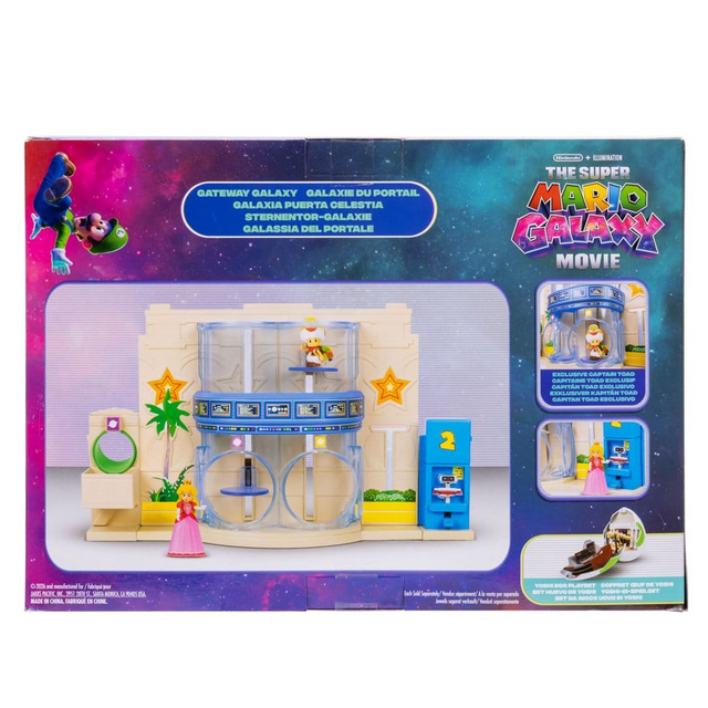 The Super Mario Galaxy Movie Gateway Galaxy Playset