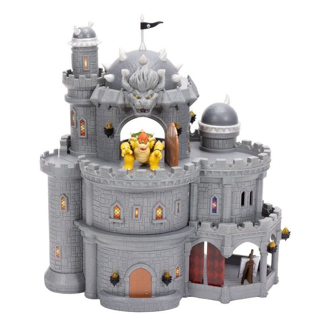 The Super Mario Galaxy Movie Bowser Castle Playset 30cm