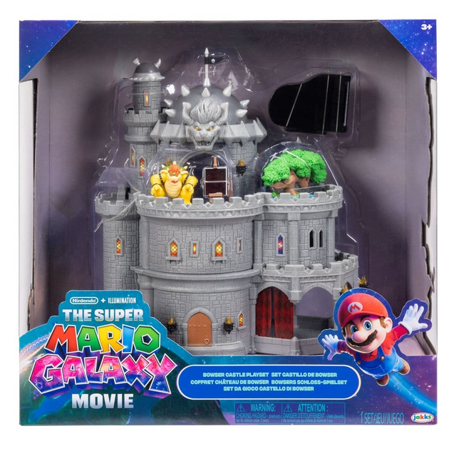 The Super Mario Galaxy Movie Bowser Castle Playset 30cm