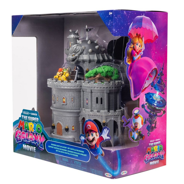 The Super Mario Galaxy Movie Bowser Castle Playset 30cm