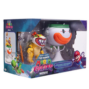 The Super Mario Galaxy Movie Action Figure Bowser Jr. with Clown Car 13cm
