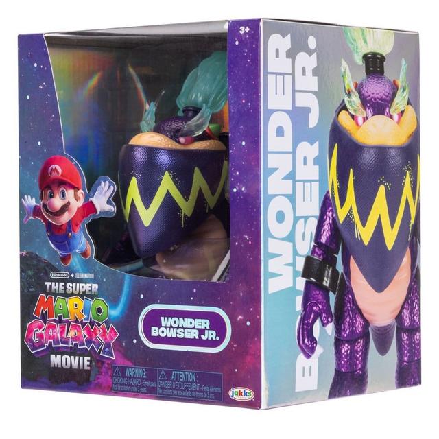 The Super Mario Galaxy Movie Action Figure Wonder Bowser Jr. 13cm