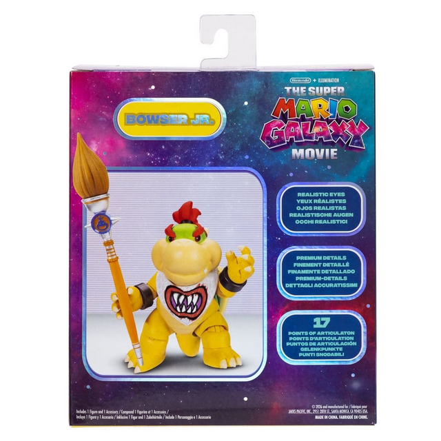 The Super Mario Galaxy Movie Action Figure Bowser Jr. 13cm