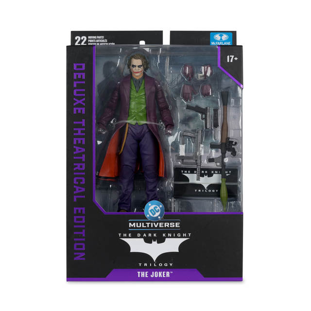 DC Multiverse The Joker (The Dark Knight) Deluxe Theatrical Edition Action Figure 18cm