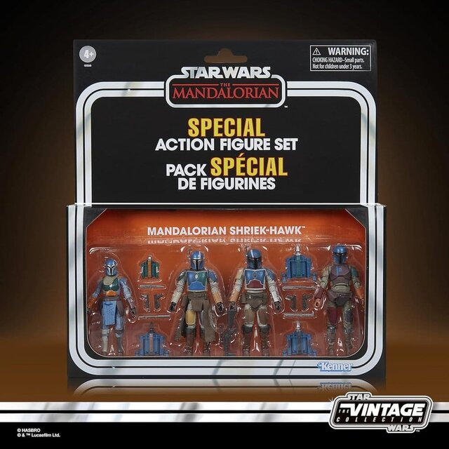 Star Wars Vintage Collection The Mandalorian Shriek-Hawk 4-Pack