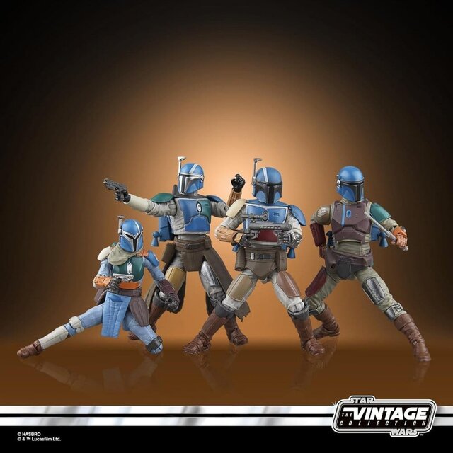 Star Wars Vintage Collection The Mandalorian Shriek-Hawk 4-Pack