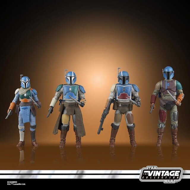 Star Wars Vintage Collection The Mandalorian Shriek-Hawk 4-Pack