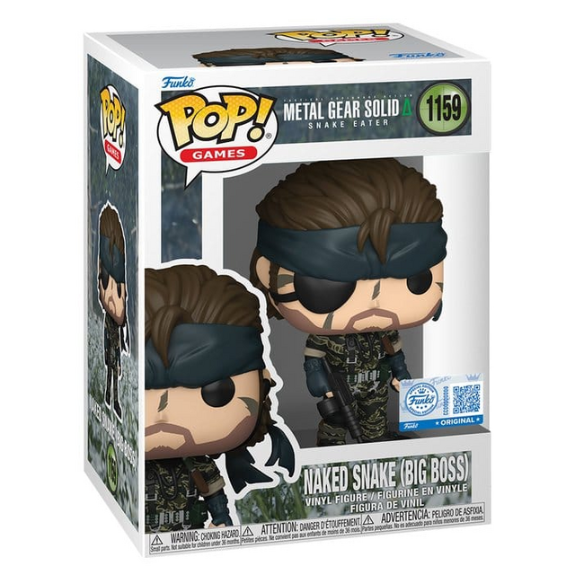 POP! Games Metal Gear Solid Snake Eater Naked Snake (Big Boss) #1159 Vinyl Figure 10cm