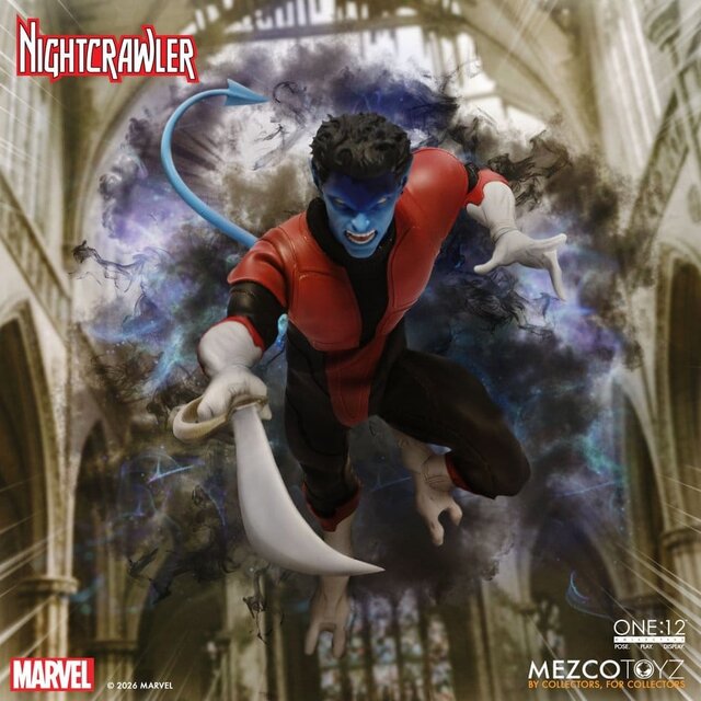 One:12 Collective Marvel Nightcrawler Action Figure 16cm