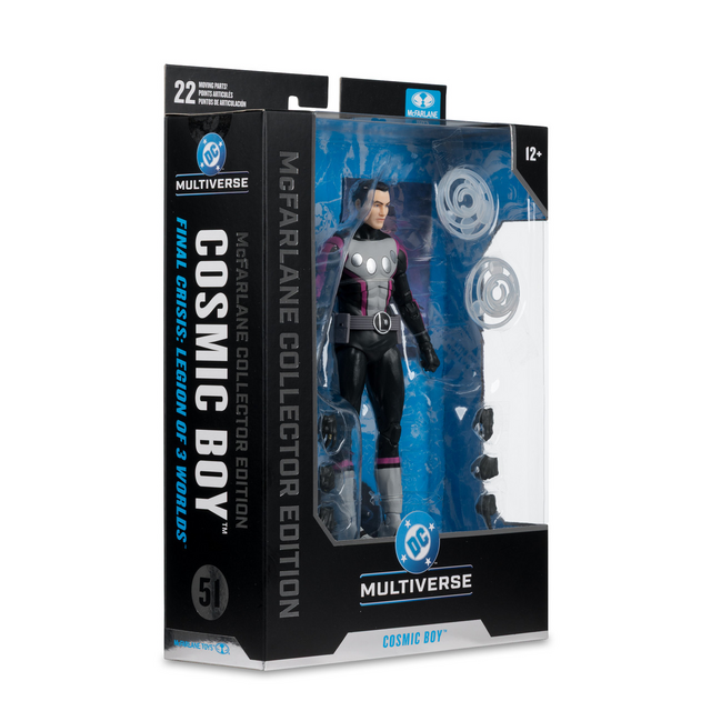 Collector Edition Cosmic Boy (Final Crisis: Legion of 3 Worlds) + Platinum Edition Action Figure 18cm