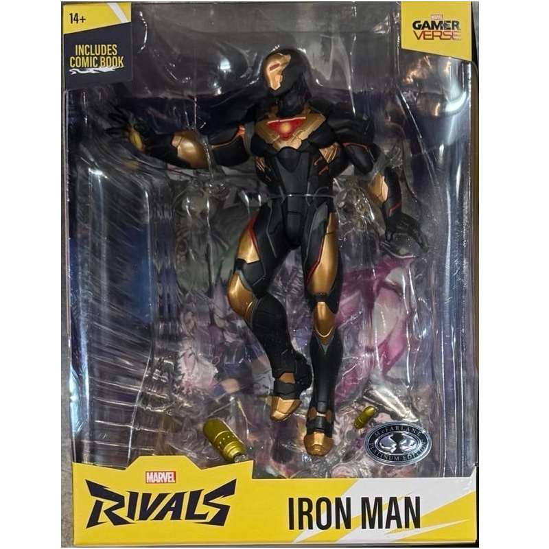 McFarlane Marvel Rivals Collection Iron Man Platinum