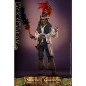Pirates of the Caribbean: Dead Man's Chest 1/6 Pelegostos Chief Jack Sparrow Action Figure 30cm