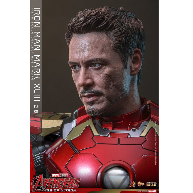 Avengers: Age of Ultron Movie Masterpiece Diecast Iron Man Mark XLIII (2.0) Action Figure 32cm