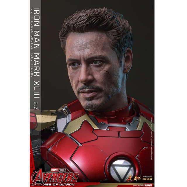 Avengers: Age of Ultron Movie Masterpiece Diecast Iron Man Mark XLIII (2.0) Action Figure 32cm