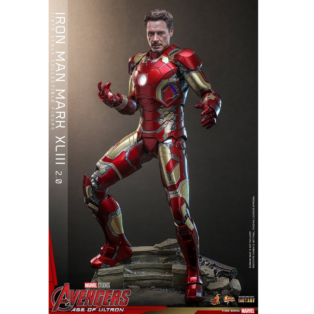 Avengers: Age of Ultron Movie Masterpiece Diecast Iron Man Mark XLIII (2.0) Action Figure 32cm