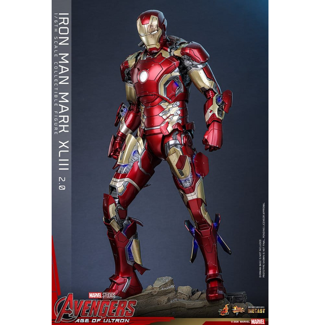 Avengers: Age of Ultron Movie Masterpiece Diecast Iron Man Mark XLIII (2.0) Action Figure 32cm