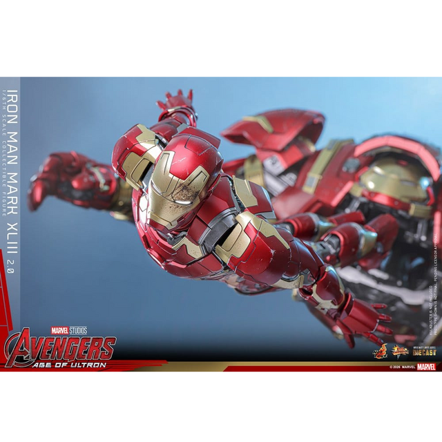 Avengers: Age of Ultron Movie Masterpiece Diecast Iron Man Mark XLIII (2.0) Action Figure 32cm