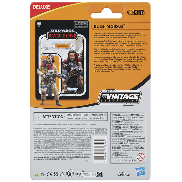 Star Wars Rogue One Vintage Collection Baze Malbus Deluxe Action Figure 10cm