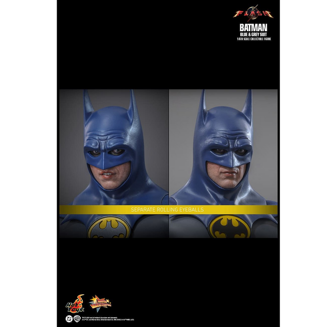 The Flash Movie Masterpiece Batman (Blue & Grey Suit) Limited Edition Hot Toys Exclusive 30cm