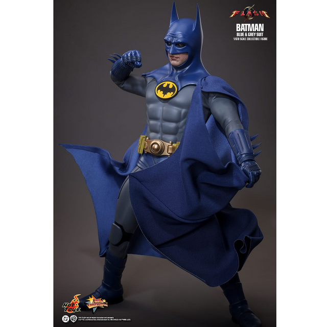 The Flash Movie Masterpiece Batman (Blue & Grey Suit) Limited Edition Hot Toys Exclusive 30cm
