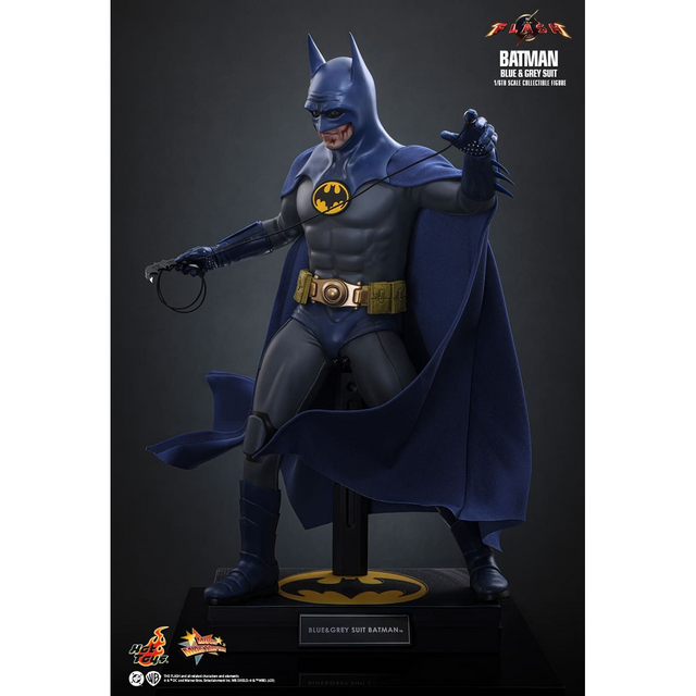 The Flash Movie Masterpiece Batman (Blue & Grey Suit) Limited Edition Hot Toys Exclusive 30cm
