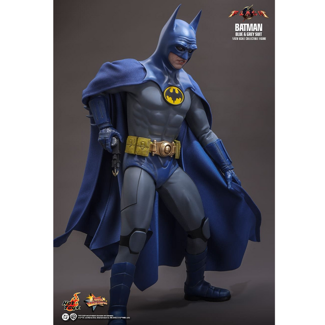 The Flash Movie Masterpiece Batman (Blue & Grey Suit) Limited Edition Hot Toys Exclusive 30cm