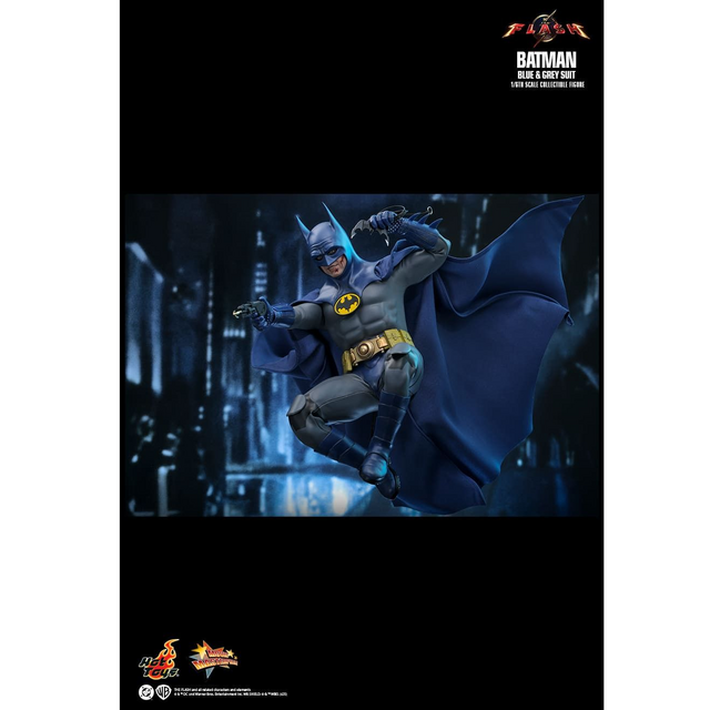 The Flash Movie Masterpiece Batman (Blue & Grey Suit) Limited Edition Hot Toys Exclusive 30cm